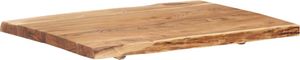 vidaXL Blat, lite drewno akacjowe, 80 x 60 x 3,8 cm 8