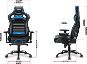 Fotel Huzaro Force 8.2 czarno-niebieski 15