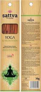 Sattva Kadzidła Yoga Meditation Oryginalne Indyjskie Kadzidła Joga I Medytacja 15 Sztuk 1
