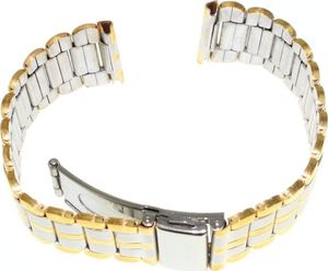 JVD Bransoleta stalowa bicolor do zegarka 20 mm JVD KT 053-20 uniwersalny 3