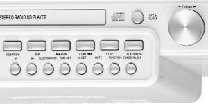 Radio AEG KRC 4355 - CD, cyfrowe, pilot - podszafkowe, białe 5