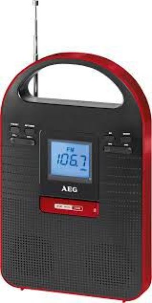 Radio AEG MMR 4128 Czarno-czerwone 1