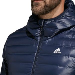 Kurtka męska Adidas Varilite Hooded Down granatowa r. M 2