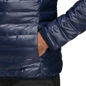 Kurtka męska Adidas Varilite Hooded Down granatowa r. M 4