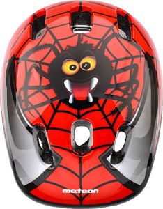 Meteor Kask ochronny, dziecięcy, rowerowy KS06 SPIDER Rozmiar 48-52 4