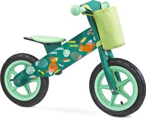 Rowerek biegowy Toyz Rowerek biegowy dziecięcy drewniany ZAP zielony 1