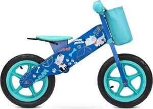 Rowerek biegowy Toyz dziecięcy drewniany ZAP niebieski 2
