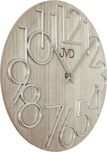 JVD Zegar ścienny JVD HT99.2 Drewniany, średnica 30 cm uniwersalny 1