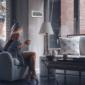 Lavvu Zegar cyfrowy ścienny biurkowy LCX0010 37 cm uniwersalny 2