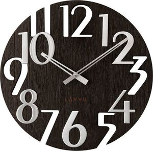 Lavvu Drewniany zegar ścienny Lavvu LCT1010, średnica 40 cm uniwersalny 1