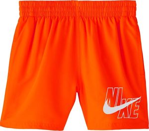 Nike Spodenki kąpielowe dla dzieci Nike Logo Solid Lap Junior pomarańczowe NESSA771 822 XL 1