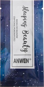 Anwen Anwen Maska do włosów nocna wysoka porowatość Sleeping Beauty w saszetce - 10 ml 1
