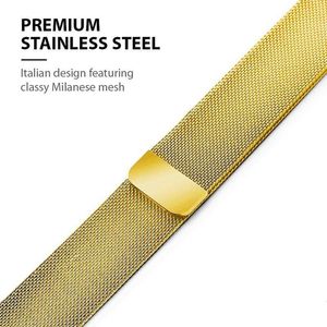 Crong Pasek ze stali nierdzewnej Crong Milano Steel do Apple Watch 42/44 mm złoty 3