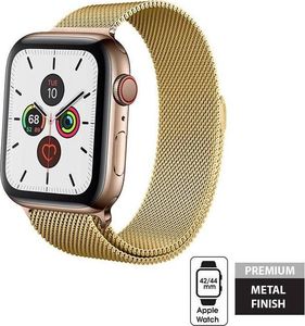 Crong Pasek ze stali nierdzewnej Crong Milano Steel do Apple Watch 42/44 mm złoty 4