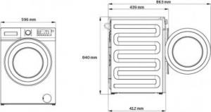 Pralka Beko WRE6512XWWE 2