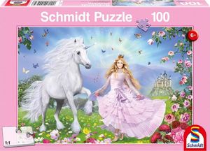 Schmidt Spiele Puzzle Księżniczka i jednorożec 1