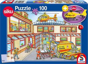 Schmidt Spiele Puzzle Siku Helikopter pogotowie + zabawka 1