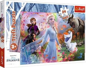 Trefl Puzzle 24 maxi W poszukiwaniu przygód Frozen 2 1