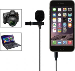 Mikrofon Mozos krawatowy z klipsem do rozmów, jack 3.5 mm (LAVMIC1) 6