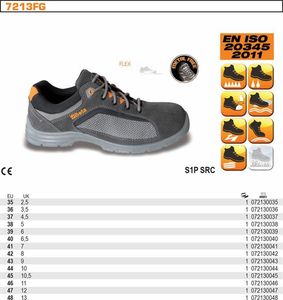 Beta Tools Półbuty Bezpieczne Zamszowe Flex Sp1 Rozmiar 40 Be7213fg-40 2