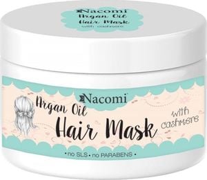 Nacomi Maska do włosów z olejem arganowym i proteinami kaszmiru 200 ml 1