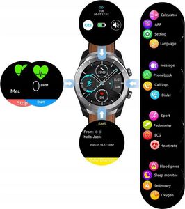 Smartwatch Zaxer DT79 Brązowy 3