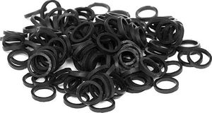 Paw Marks Paw Marks Latex Bands - profesjonalne, bardzo wytrzymałe lateksowe gumki, średnie, 6.3 mm, 1000 sztuk czarny 1