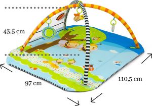 Milly Mally Mata niemowlęca 5w1 Lolly Bees 4