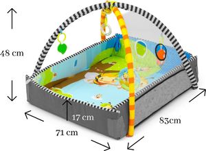 Milly Mally Mata niemowlęca 5w1 Lolly Bees 5