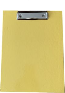 ADELANTE Deska z clipem clipboard A4 tekturowa żółta 1