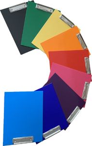 ADELANTE Deska z clipem clipboard A4 tekturowa fioletowa 2