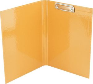 ADELANTE Deska z clipem zamykana teczka A4 tekturowa pomarańczowa 2