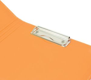 ADELANTE Deska z clipem zamykana teczka A4 tekturowa pomarańczowa 3