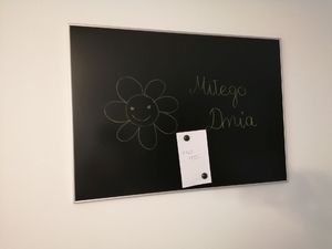 ADELANTE Tablica kredowa magnetyczna czarna 70X100 alu 3