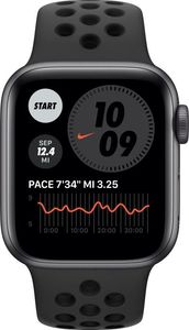 Smartwatch Apple Watch SE Nike GPS 40mm Gray Alu Black Sport Czarny  (MYYF2FD/A) 2