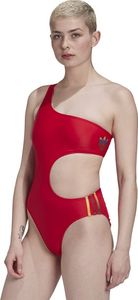 Adidas Kostium kąpielowy adidas Originals Adicolor 3D Trefoil Swimsuit GJ7716 GJ7716 czerwony 34 1