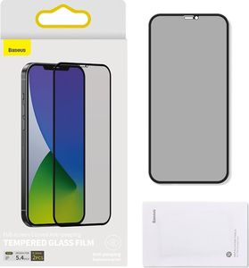 Baseus Szkło hartowane z filtrem prywatyzującym 0.3mm Baseus Apple iPhone 12 mini (2szt.) 5