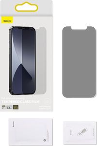 Baseus Szkło hartowane z filtrem prywatyzującym 0.3mm Baseus Apple iPhone 12 mini (2szt.) 12
