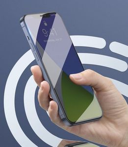 Baseus Szkło hartowane z filtrem światła niebieskiego 0.3mm Baseus Apple iPhone 12 Pro Max (2szt.) 9