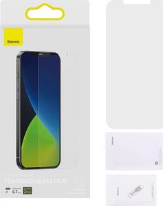 Baseus Szkło hartowane 0.25mm Baseus Apple iPhone 12 Pro Max (2szt.) 10