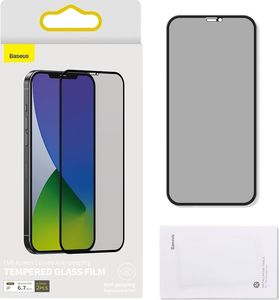 Baseus Szkło hartowane z filtrem prywatyzującym 0.3mm Baseus Apple iPhone 12 Pro Max (2szt.) 14