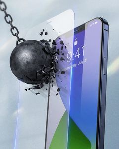 Baseus Szkło hartowane z filtrem światła nibieskiego 0.3mm Baseus Apple iPhone 12/12 Pro (2szt.) 8