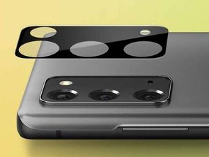2x Szkło hartowane na tył obiektyw 3D do telefonu Samsung Galaxy Note 20 czarne uniwersalny 3