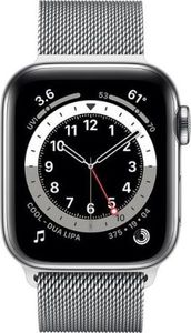 Smartwatch Apple Watch 6 GPS + Cellular 40mm Silver Steel Silver Milanese Srebrny  (M06U3FD/A) 2