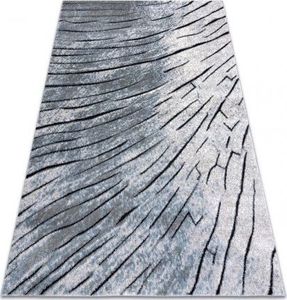 Dywany Łuszczów Dywan nowoczesny COZY 8874 Timber, Drzewo, drewno - Strukturalny, dwa poziomy runa szary / niebieski, 280x370 cm 1