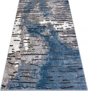 Dywany Łuszczów Dywan nowoczesny COZY 8876 Rio - Strukturalny, dwa poziomy runa niebieski, 120x170 cm 1
