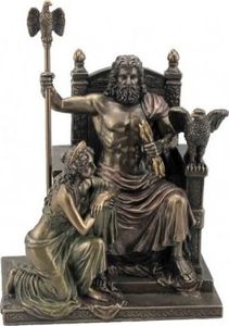 Veronese Rzeźba Zeus I Hera Na Tronie Olimpu - Veronese (wu76068a4) 1