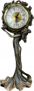 Veronese Oryginalny Secesyjny Zegar Z Kobietą Veronese (an10085a4) 1