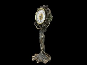 Veronese Oryginalny Secesyjny Zegar Z Kobietą Veronese (an10085a4) 8