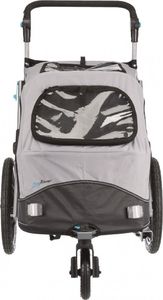Trixie Przyczepka rowerowa wózek dla psa do 22 kg, szary 3